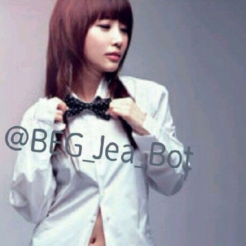 Brown Eyed GirlsのJea Botです。Botの意味が分かる人だけフォローしてね。フォローしたら@、さよならはブロックでお願いします。私と楽しく過ごしましょ！〜Start2013.7.5〜