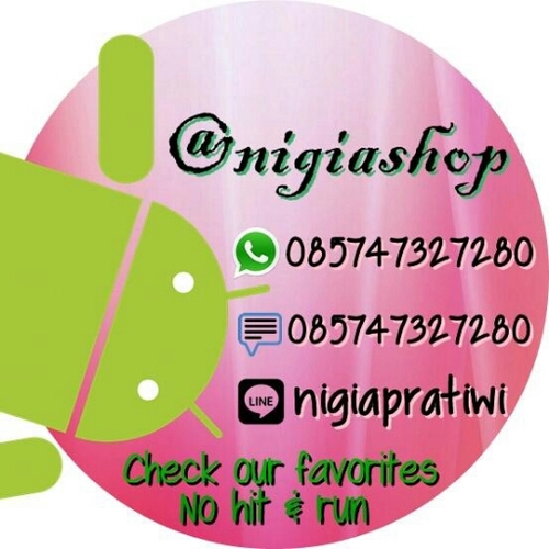 Line : nigiapratiwi
Pin BBM : 75FFFB00 (New Twitter @nigiashop_ ) ! YANG INI JARANG AKTIF !