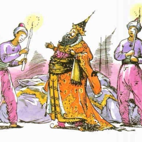 King of Calormen, Lord of Tashbaan, Descended in a right line from The Great god Tash.