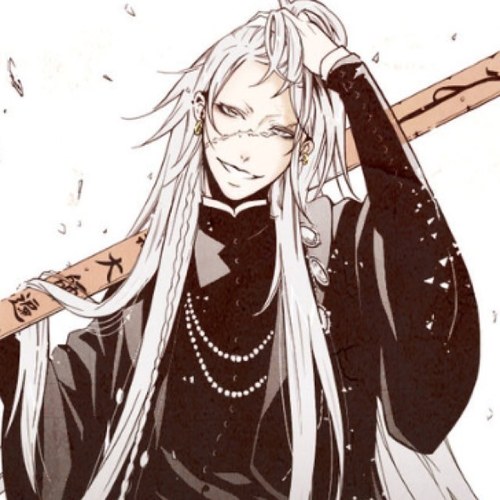 The Undertaker. 23. Grim reaper. Shinigami. gay hehehe. Grell and sebastian are the loves of my life ❤ Show me a first rate laugh, why dont you? (RP)