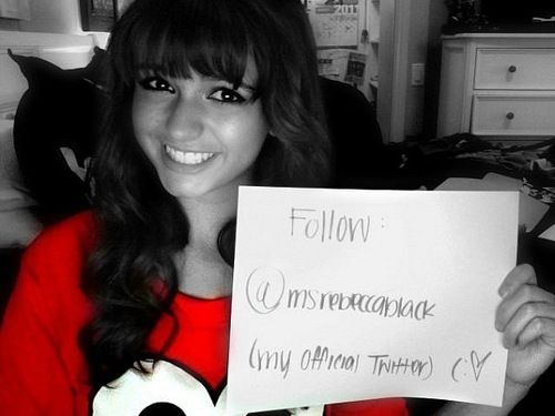 Rebecca Black is just a teenage girl trying to live her dreams, there is absolutely no reason to stop her, she'll just keep on dreaming! ♥