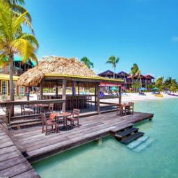 X’tan Ha - The Waterfront beach resort is a secluded getaway 7 miles north of San Pedro on a stretch of pristine white sandy beach with turquoise waters