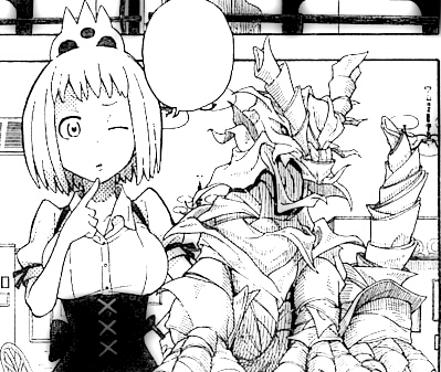 Hai My Name Is Patti Thompson The Left Handed Demon Weapon For @8SymmertricalKid..-She Smiles- Oh! Liz Is My Older Wimpy Sister...-She Falls Over Laughing-