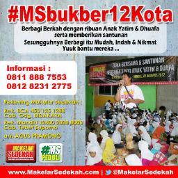 Mencari Ridho & Berkah Allah. Supported by @yusuf_mansur @jody_waroeng @masmono08. Rek #MakelarSedekah BCA 4501251288 | Mandiri 1240028288000 an Agus Pramono