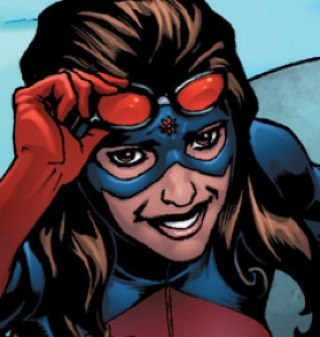 Oh honey, I'm not on either of your sides. Get it? I'm Atomica, member of the Crime Syndicate and ass kicker to the heroes of both my dimension, and this one.