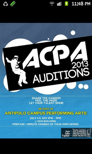 Antipolo Campus Performing Arts or simply ACPA
