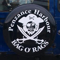 Pirate shop on board the Bag O' Rags pirate boat in Penzance harbour. We stock all you need to satisfy your piratical needs.