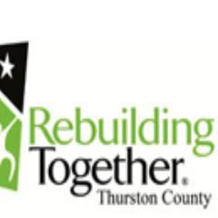 RTThurstonCo's profile picture. RebuildTC provides critical repairs and renovations for low-income homeowners in Thurston County. 
Retweet ≠ Indorsement. 
Info@RebuildingTogetherTC.org.