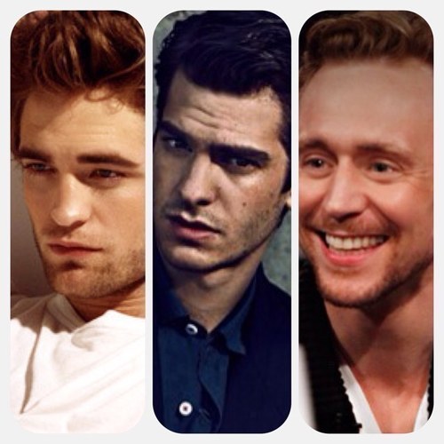 Pure Robert Pattinson Support - showing the Rob love always. And of course my love for another two amazing Brit Boys...Andrew Garfield & Tom Hiddleston.