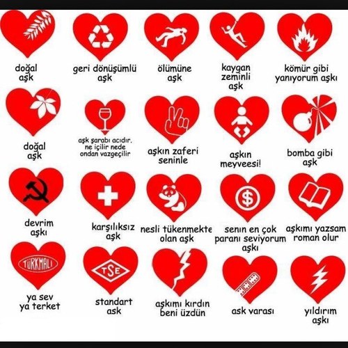 Liefdes zinnen/ask sozcukleri