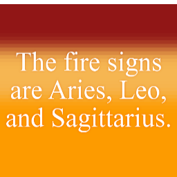 ALL about @TheFireSigns ( #Aries #Leo #Sagittarius ) The good, the bad, the facts and all related.