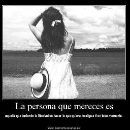 Me tomas o me dejas me jodes o me besas pero coño date aire que se acaban parejas ! Romantica a mi manera,amable pero sin paciencia y enamoradiza con frecuencia