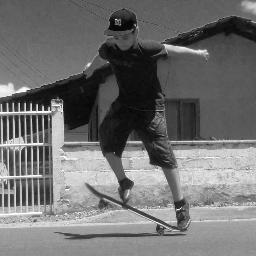 Skate é a arte da vída, anda quem quer, mais é fera quem pode.