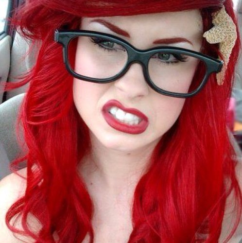 Remember sluts are people too... Even red headed ones