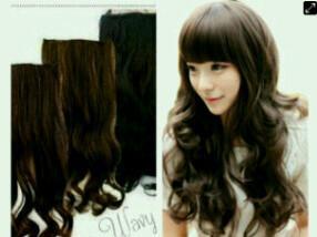 Ready Stock Hair Clip 30 - 70Cm.. Berbagai model dan Warna.. D'order sista.. Minat mentions / DM / SMS 085720624139 / pin 24E4692C