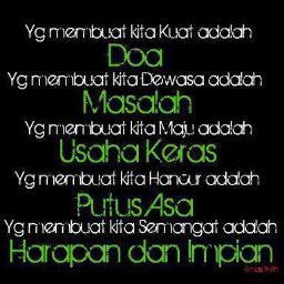 Senyumlah, tinggalkan sedihmu. Bahagialah, lupakan takutmu. Sakit yang kamu rasakan, tak setara dengan bahagia yang akan kamu dapatkan....

Pin: 2A42FEF6