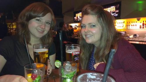 Loves gin, falls over a lot