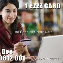 The People Credit Card  No credit check, No Bank Account, Only FB or Google. 90% approval Rate. 1.25% per month. Virtual Credit Card.