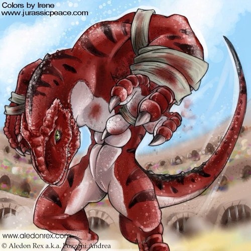 I'm Rexxy. Just an awesome T-Rex that loves flirting with chicks! Single, too. ((OC RP 18+))