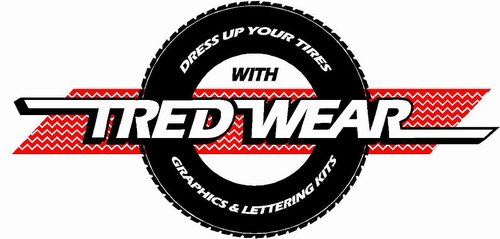 TredWear is a new concept in self expression for your TIRES! Our tire lettering kits allow you to say whatever you want on your tires with raised lettering!