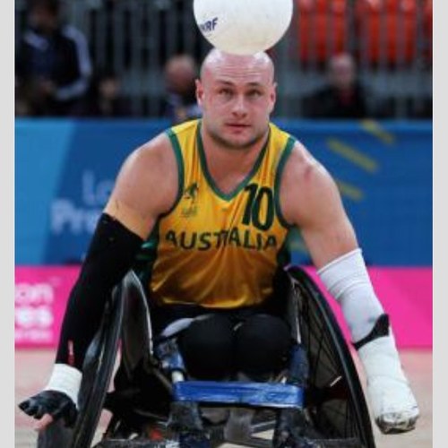 Australian Wheelchair Rugby player. Gold medalist London 2012 Paralympics

2014 world championship gold medallist

order of Australia medallist