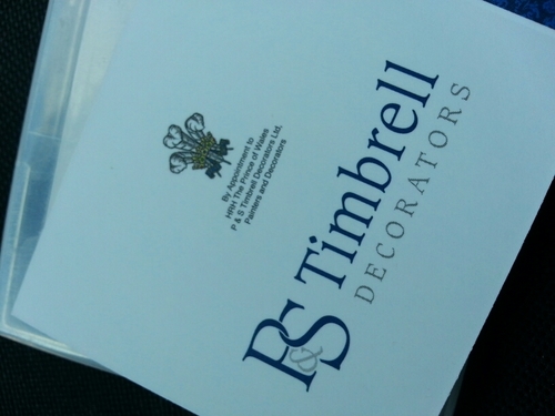 P&S Timbrell Decorators Ltd                                     
Royal Warrant Holder