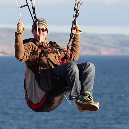 Garth, Paraglider and Speedwing Pilot, Ozone Distributor, Volunteer.