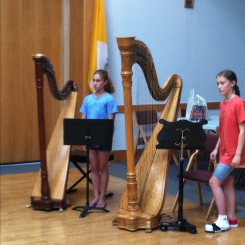 Summer Chamber Music Program for harp & flute! Look forward to flute and body mapping tips for flutists and new harp/ flute arrangements!
