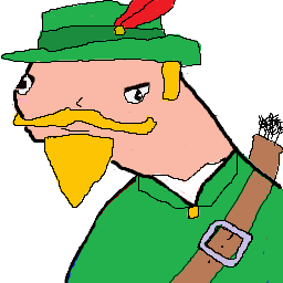 Am aktual Robyn Hud. U don like? I'l steel frum u nex.