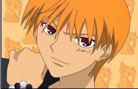 i'm Kyo Sohma. i'm a cat with a bad temper when girls hug me,DON'T EVEN TRY! and I will win against Yuki ( @GoldSchmidt ) I WILL