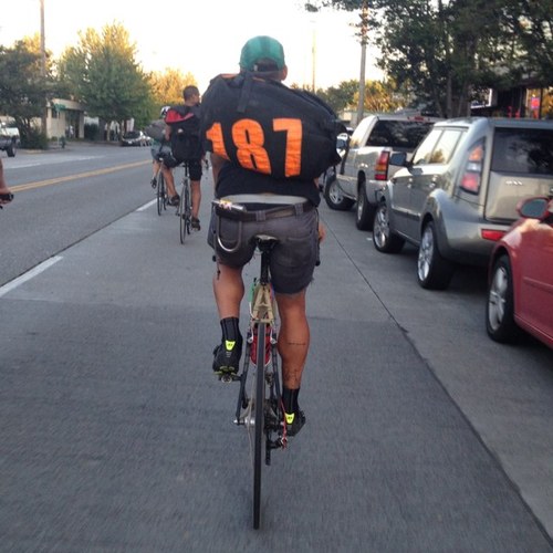 bicycle courier and food delivery company