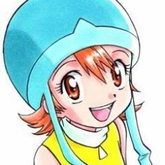 Call me Sora. I'm a former soccer player; now playing tennis. I hold the crest of love and I have Biyomon as my partner.