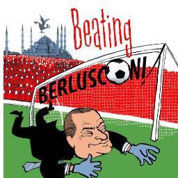 Political LFC footy comedy, Beating Berlusconi!  On at @LivEveryPlay May 21st, 22nd, 23rd! to celebrate Istanbul miracles! Bring your banners + your hope!
