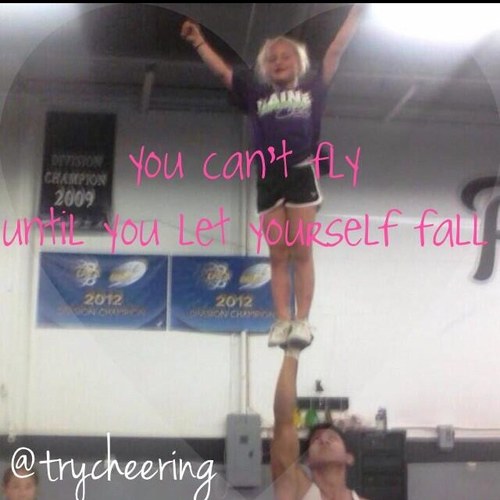 Without cheer i would probably be obese and depressed or i would be in jail for going insane on people.