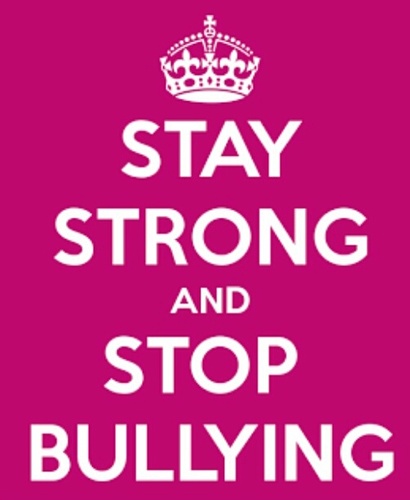 Stay strong and speak loud ...Stand up for yourself and be confident ...Cuz bullying STOPS here !!! #stop bullying