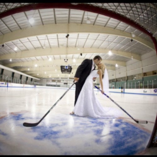 Grew up around hockey and blessed enough to find my king of the rink -