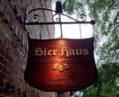 Gastropub, specializing in German and Belgian cuisine