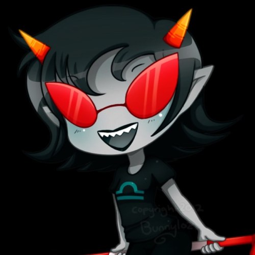 PocketTerezi's profile picture. WH4T TH3 FUCK H4PP3N3D TO M3?? :? {Pocket!Terezi}