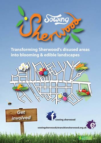 Sowing Sherwood aims to take over neglected beds around Sherwood and plant them using wildflowers & vegetables that are donated where possible
