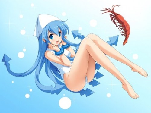 I am Squid Girl! Emissary of the sea! I have come to earth to inkvade all of man kind! *gets smacked* or I can get back to work...#single