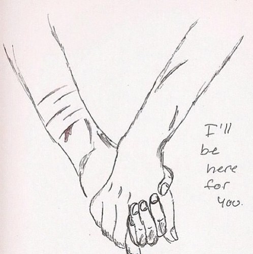 Self-harmer. Depression. Social Anxiety. Talk to me whenever you please, I'm here for you. I'll help you get through. I care. ❤