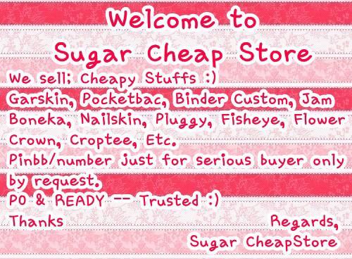Hello:)♥ we're selling cutie random stuffs just for you• Trusted☃ Stuffs?Checkfavs. Pinbb/sms? Just ask, by request♥ Pengiriman melalui JNE. Thanks;)(•̯͡.•̯͡)