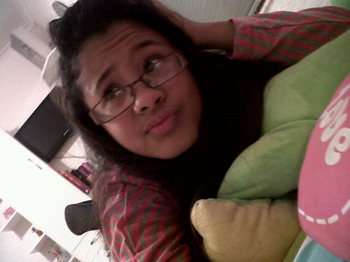 Well.. I love spongebob...a lot! And my favorite colours are yellow and purple and to me Zayn Malik is really sexii!!!♥☺ oh and I just love madea!!lmk...hockey♥