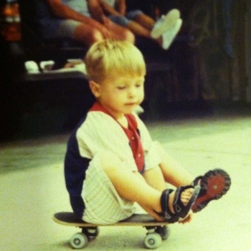 i like skateboarding