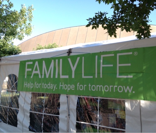 Come experience The Journey Home – fingerprints out at the FamilyLife tent on the NW side of Moby.