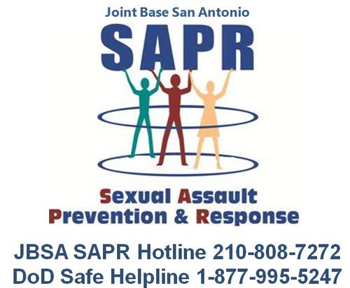 Joint Base San Antonio, Sexual Assault Prevention and Response.  Promoting awareness about the realities of sexual assault in military and civilian communities.