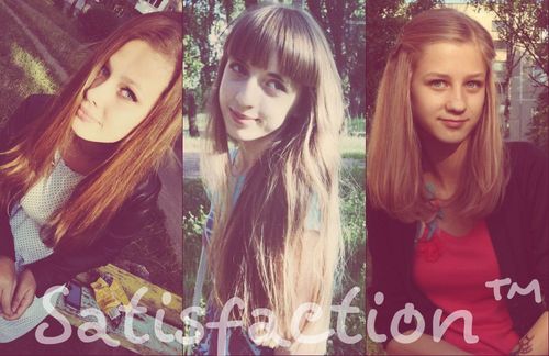 Satisfaction-это группа про 3 подростков.Началось все с нескольких мотивирующих фильмов, видео и статей, после которых возникло желание в чем-то стать,успешными