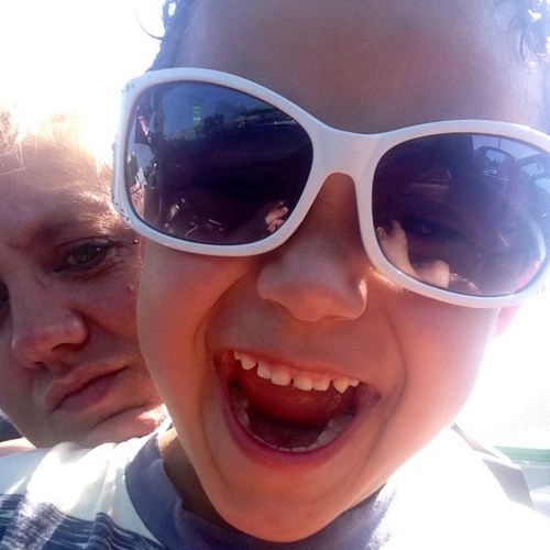 No matter wot as long as I have my boys in my life I will always have a smile on my face even if I am not happy !!!!!!!!!!