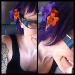 tattooed/pierced. purple-haired. single mama. music lover. student of yoga. book worm. nursing student. bleeding heart. has zero sense of direction.