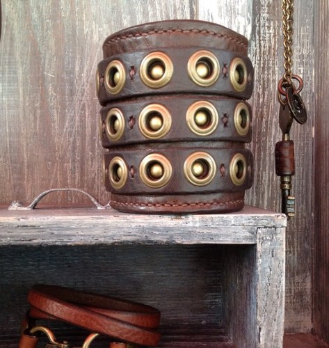 Leather goods.